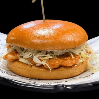 Burger de somon și creveți