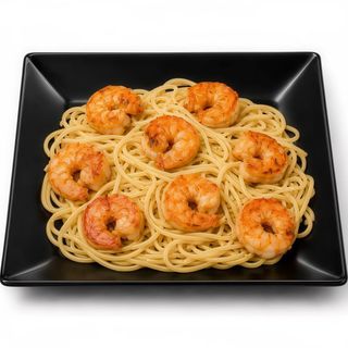 Spaghetti Assasina cu creveți