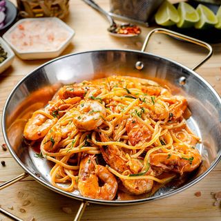 Spaghetti cu Creveți