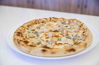 Pizza Gorgonzola Con Pollo