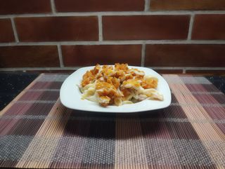 Meniu Paste Carbonara + Snitel In Fulgi