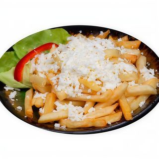 Cartofi prajiti cu branza rasa