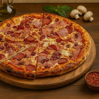 Pizza Grande Quattro Carne