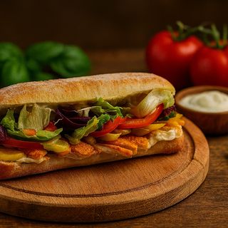 Panini cu snitel de pui