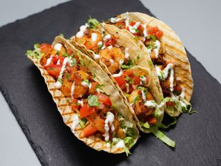 Tacos creveți (3 tacos)