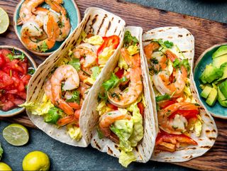 Tacos creveți (3 tacos)