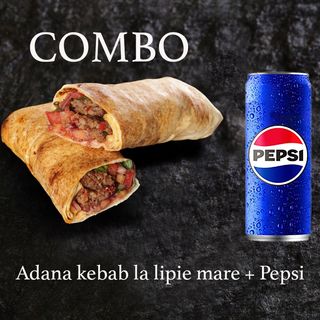 ADANA KEBAB LA LIPIE + PEPSI
