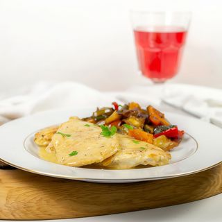 Piept de pui cu parmezan