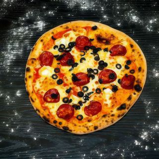 Pizza Brinata e chorizo (normala)