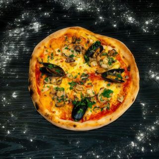 Pizza con frutti di mare (normala)
