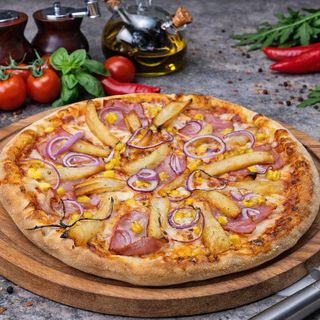 Pizza Rustica con cipolla rosa