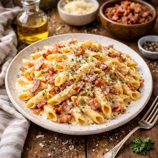 PENNE CARBONARA