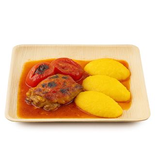 Tuci haiducesc cu ficatei de pui si mamaliga