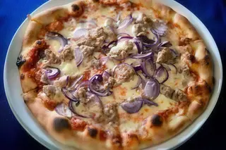 Pizza cu ton si ceapa Ø32cm