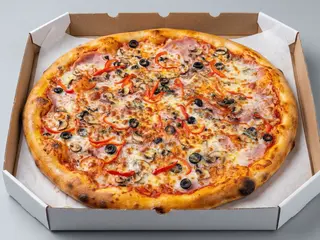 PIZZA MAXI FAMILIA (50 CM ) (intre 1,800 g- 2,300 g )  pentru 3-4 persoane