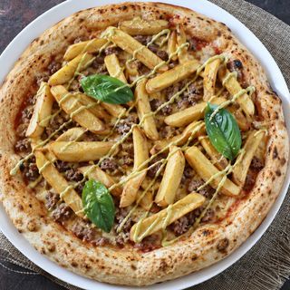 Pizza Patate Frite& Salsiccia