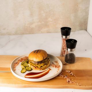 Triple smash triple cheese