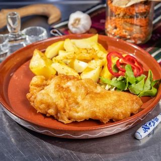 Meniu șnițel de pui