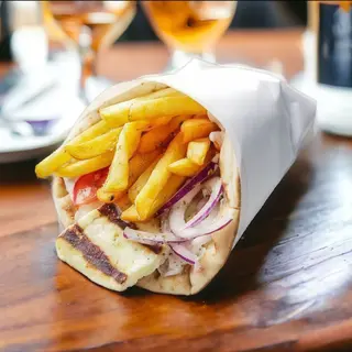 Halloumi Pitta