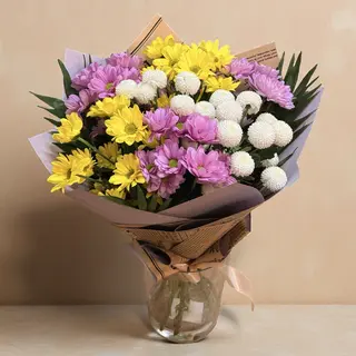 Buchet 7 Crizanteme