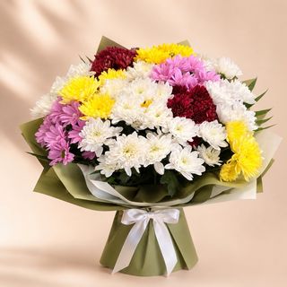 Buchet 13 Crizanteme Mix