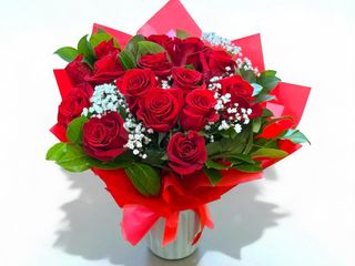 Buchet 15 Trandafiri Roșii