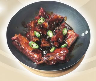 Coaste proaspete de porc in sos Chinezesc