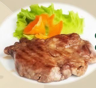 Ceafa de porc la gratar