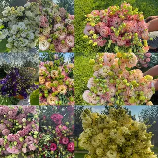 Buchet 5 fire Lisianthus