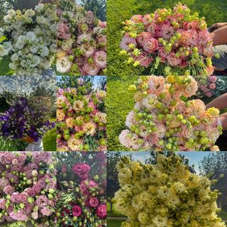 Buchet 9 fire Lisianthus