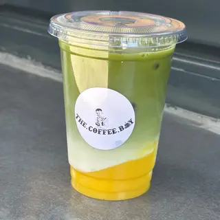 Ice Mango Matcha latte