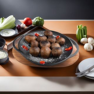 Cartofi copți în sare - 4 portii