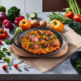 Fasole cu ciolan afumat - 4 portii