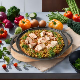 Mazăre cu piept de pui - 4 portii