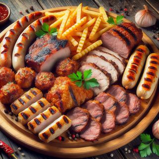 Platou Mix Grill la birou sau acasa 4-6 persoane