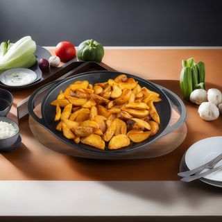 Cartofi wedges - 4 portii