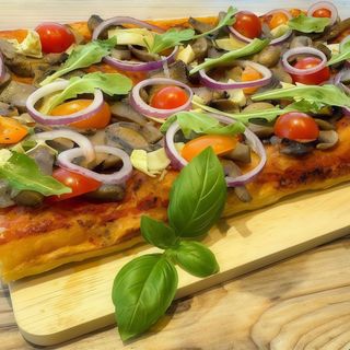 Pizza cu Ciuperci (de post) 450-500 gr