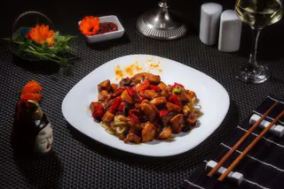 Pui cu legume şi tăieţei