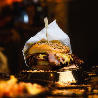 Smashed onion burger 365g