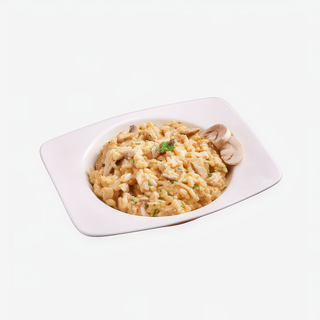 Risotto cu hribi și piept de pui