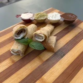 Clatita cu ciocolata alba