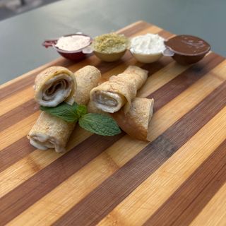 Clatita cu ciocolata alba