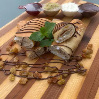 Clatita cu branza dulce si stafide