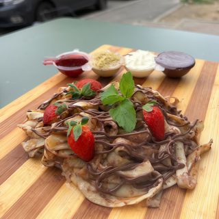 Clatite Tagliatelle - Nutella si capsuni