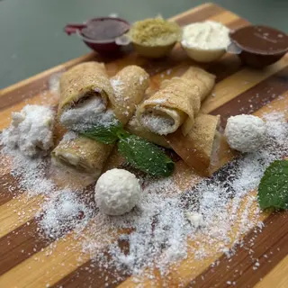 Clatita cu ciocolata alba si cocos