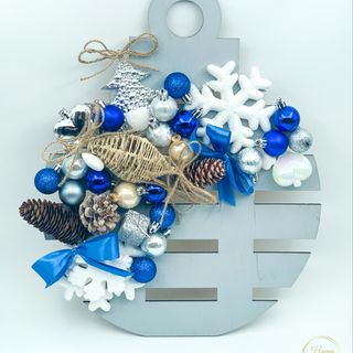 Magic Blue Christmas Ornament