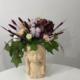 Aranjament Creamy – flori nemuritoare