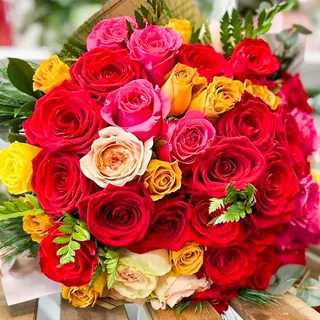 Buchet cu trandafiri I LOVE YOU