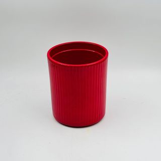 Ghiveci decorativ roșu