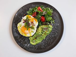 Chilly Fried Egg with Avocado Toast